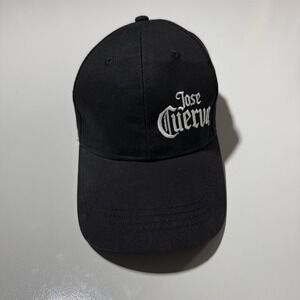 Jose Cuervo Official Promo Black Baseball Cap Embroidered Logo Strapback Hat